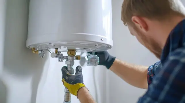 Réparation chauffe-eau : groupe de sécurité, fuite, anode — Orly