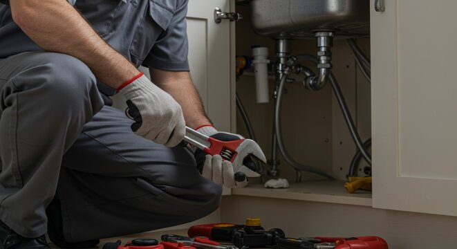 Technicien avec outils